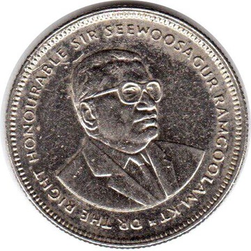 MAURITIUS 20 centów 2004, KM#53