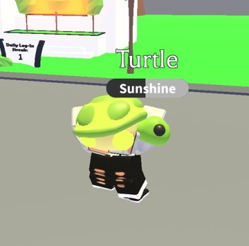 Roblox Adopt me N- (neon)FR turtle żółw