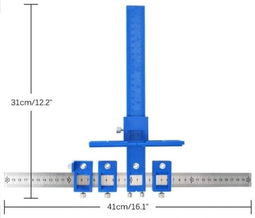 SZABLON DO WIERCENIA OTWORÓW POD UCHWYTY MEBLOWE