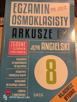 Egzamin ósmoklasisty ARKUSZE J.ANG kl 8