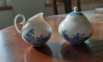 Rosenthal porcelana mlecznik cukierniczka kobalt