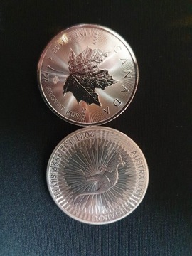 Monety bulionowe - srebrne 133,33zł/szt
