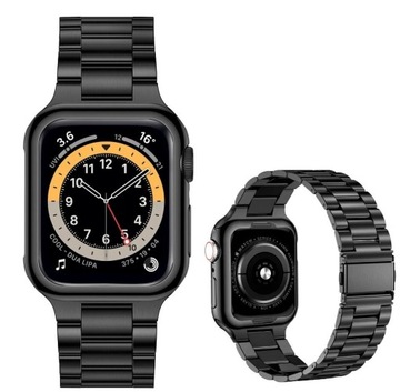 Bransoleta APPLE WATCH 1-9,SE 42,44,45,49MM czarna