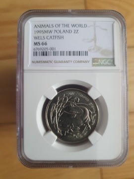 1995r 2zł SUM - Mennicza Grading NGC MS66