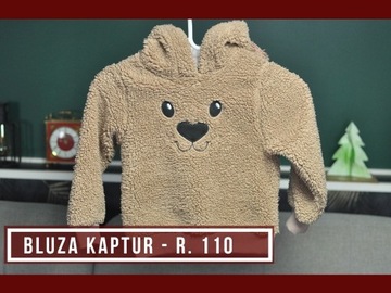 Bluza z kapturem, sweterek dla dzieci Rozmiar 110