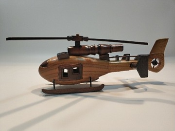 Drewniany model - helikopter model A