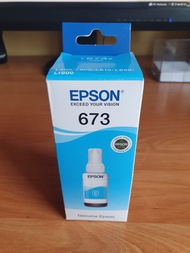 Tusz Epson Ecotank L805 niebieski (cyan) T6732