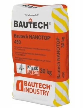 Posypka utwardzająca do betonu BAUTECH NANOTOP 450