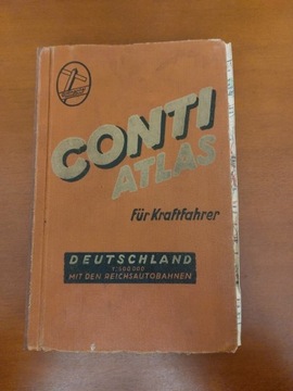 Conti Atlas fur Kraftfahrer atlas samochodowy 1936