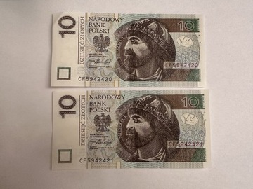 Banknot 10 zł 2016, CF