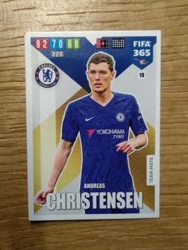 Karta Fifa 365 2020 Panini Christensen nr 19