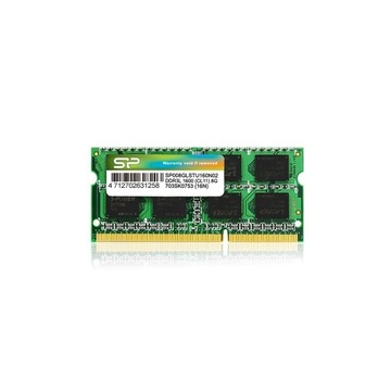 Pamięć RAM SP SODIMM DDR3 8GB (1x8GB) 1600MHz CL11 1.35V SP008GLSTU160N02