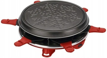 MOULINEX 850 W / 6 patelni grill raclette 