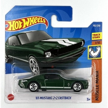 HOT WHEELS 65 MUSTANG 2+2 FASTBACK Muscle Mania