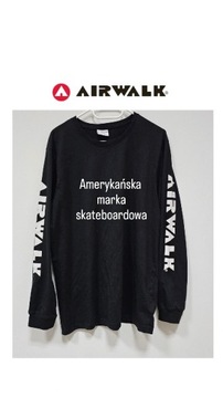 Airwalk męska koszulka 3XL XXXL czarna bluza skate