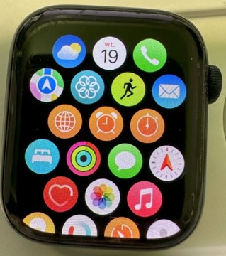 Apple Watch 7 45mm Alum.Czarny.Bateria kondycja OK