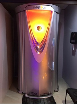 MegaSun T200 NANO VIBRA Solarium LEDY Bryza