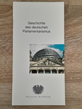 Bundestag Geschichte des deutschen Parlamentarismus broszura