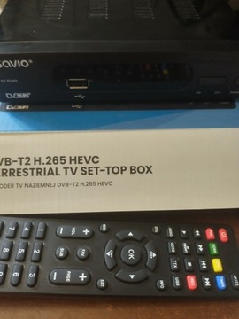 Tuner DVB-T2 H.265 HEVC Savio DT-DV02