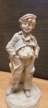 Figurka Ptasznik - porcelana, Paryż, XX w.