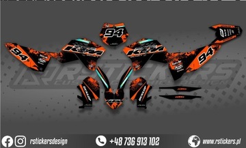 Okleina KTM SX EXC 2007 2008 2009 2010