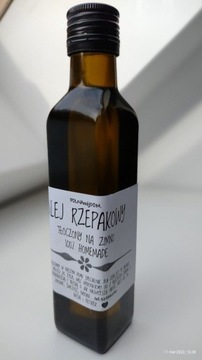 Naturalny Olej Rzepakowy tłoczony na zimno 250ml