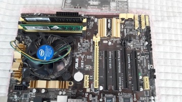 Intel Core i-5 4570 Płyta ASUS ZB-7 RAM 16 GB DDR3