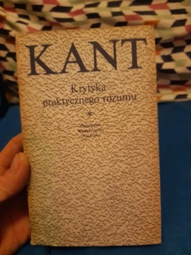 Krytyka praktycznego rozumu" Immanuel Kant