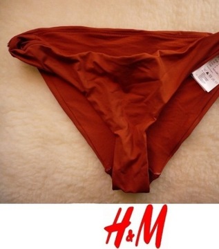 cegiełkowy dół strój kąpielowy H&m xs 34 bikini