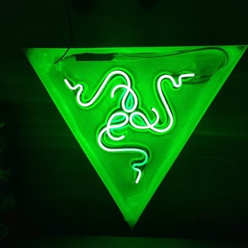 Neon logo firmy Razer 
