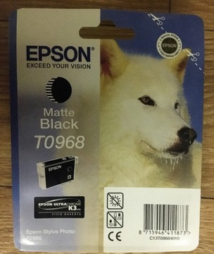 Oryginalny Tusz EPSON Matte Black T0968