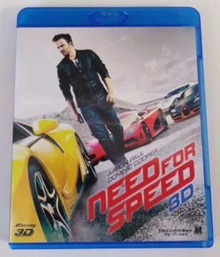 NEED FOR SPEED Blu-ray 2D/3D Unikat!