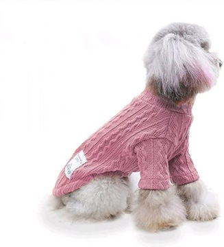 Sweterek YAODHAOD  różowy M nowy dla psa 