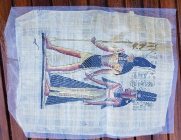 Papirus egipski z certyfikatem 