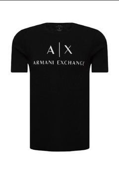 T-shirt ARMANI EXCHANGE czarny nowy M