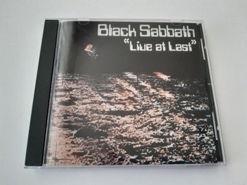 BLACK SABBATH  LIVE AT LAST CD Japan bez OBI 1989 