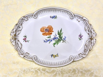 Miśnia Meissen ogromna patera 39,5 cm stan:TOP