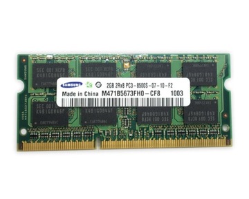 Samsung RAM DDR3 2GB 2Rx8 PC3 8500S 07 10 F2