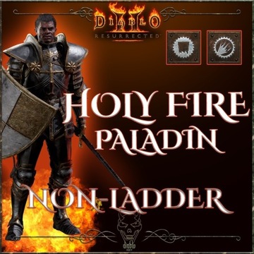 Diablo 2 Resurrected Zestaw Paladyn Holy Fire D2R