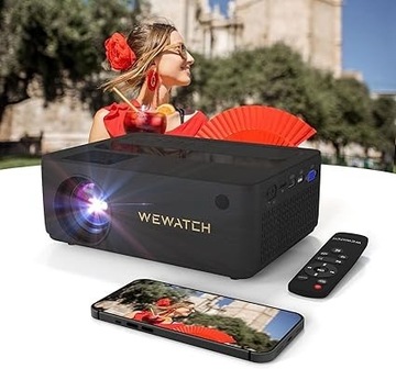 Przenośny mini projektor Wewatch V10 Pro 1080 LED!