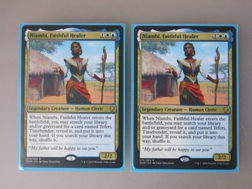 MTG 2X Niambi, Faithful Healer