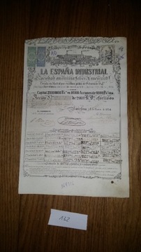 2@Akcja z Hiszpanii  1851 rok !!! Super papier.
