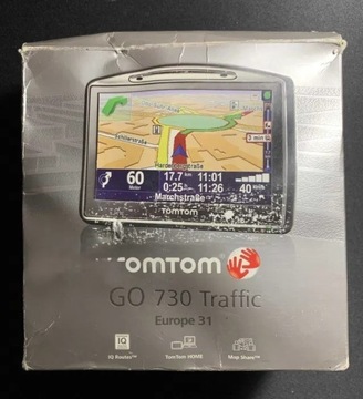 TomTom GO730 GO 730 Traffic Europa Cały zestaw Nawigacja GPS Truck