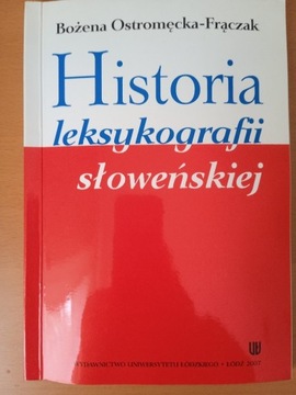 Historia leksykografii słoweńskiej. B. Ostromęcka