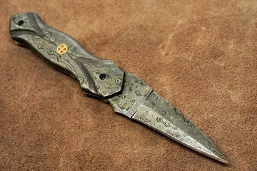 Diamond nóż scyzoryk damast damasceńskiej 230