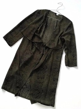 H&M szyfonowa narzutka Kimono Snake print  S