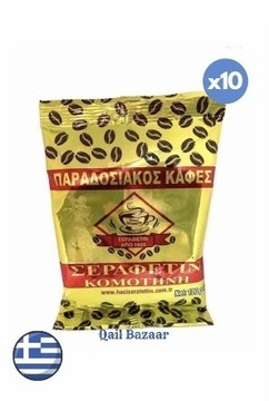 KAWA GRECKA  DROBNO MIELONA 100 g x 10 szt 