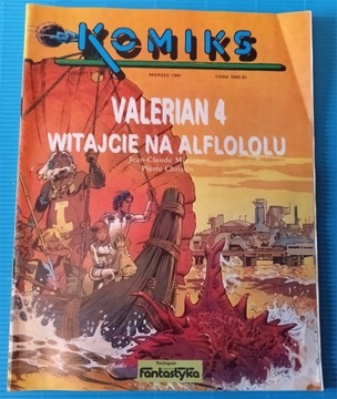 Valerian 4 – Witajcie na alflololu - komiks