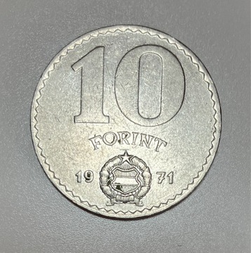 Moneta 10 forint z 1971 roku