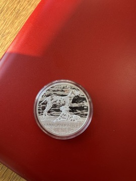 Dalmatian Dog, Croatian Mint, 1oz Ag